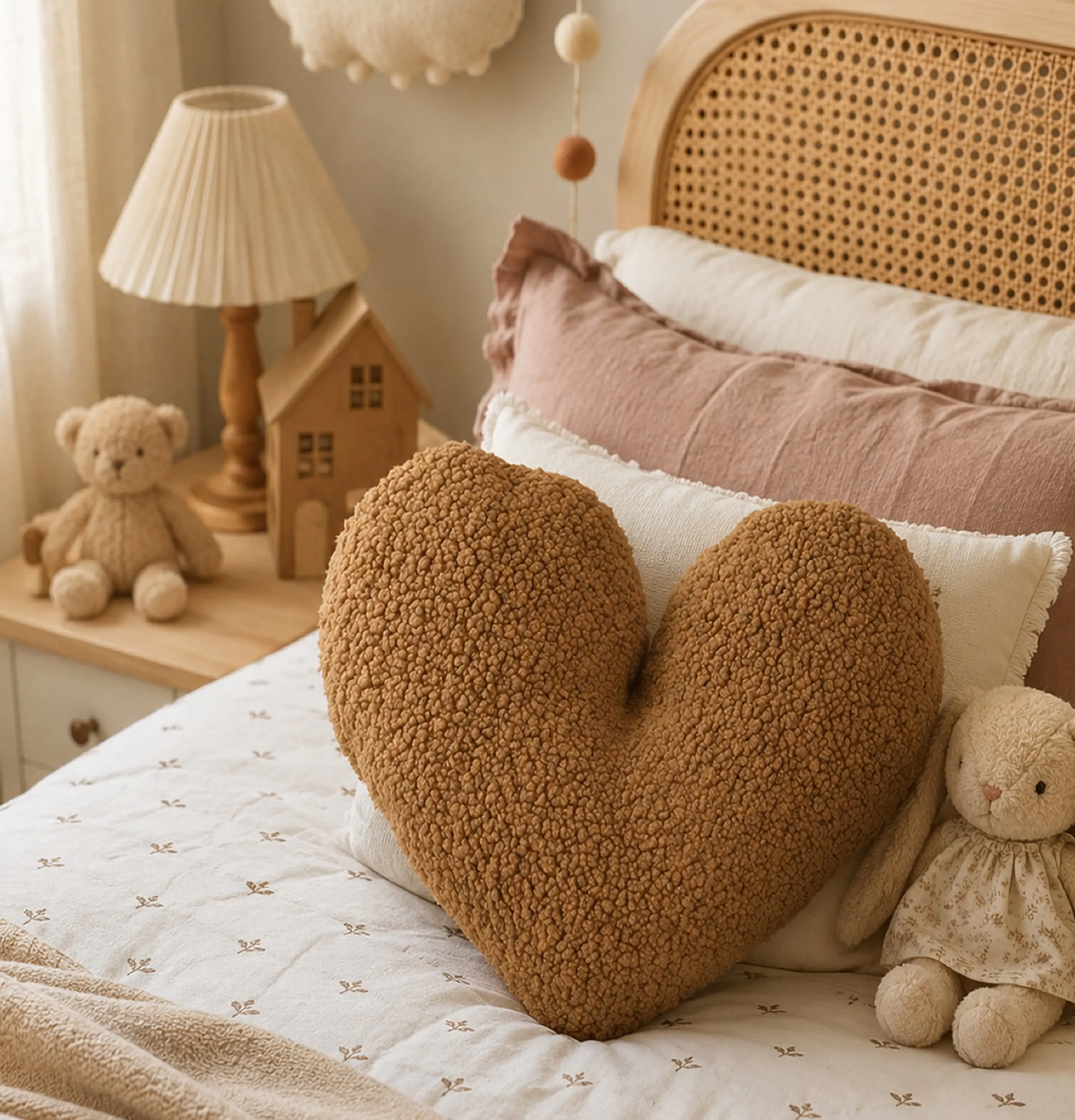 Cojín Infantil Corazón Caramelo 1