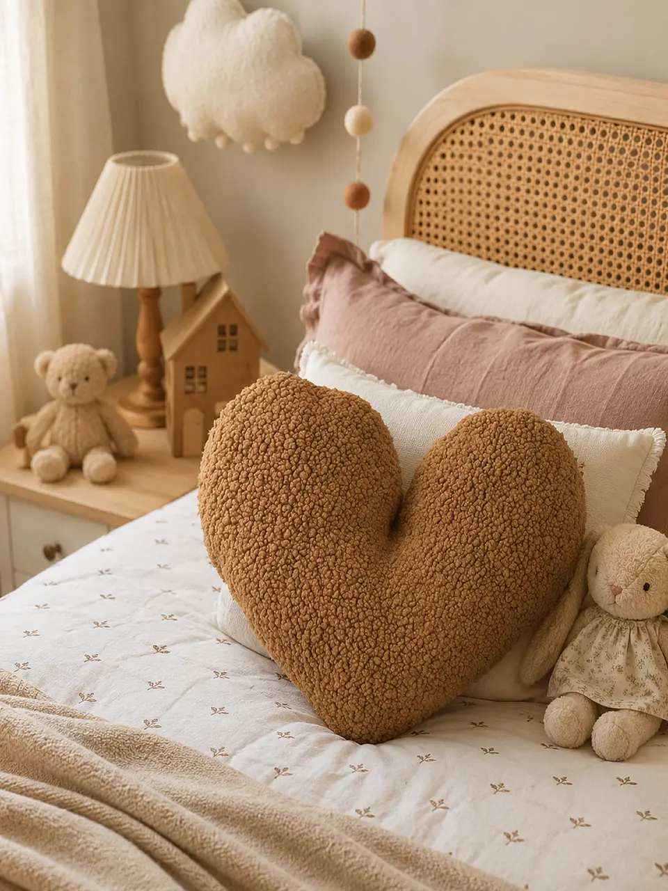 Cojín Infantil Corazón Caramelo 1