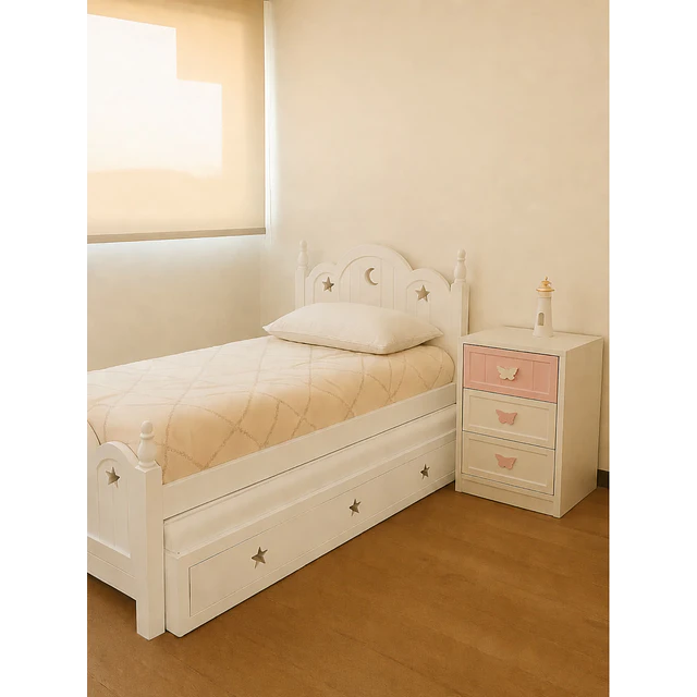 Cama Nido -  Modelo Princesa 1 Plaza