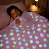 Manta Infantil Luminosa- Rosada con Corazones