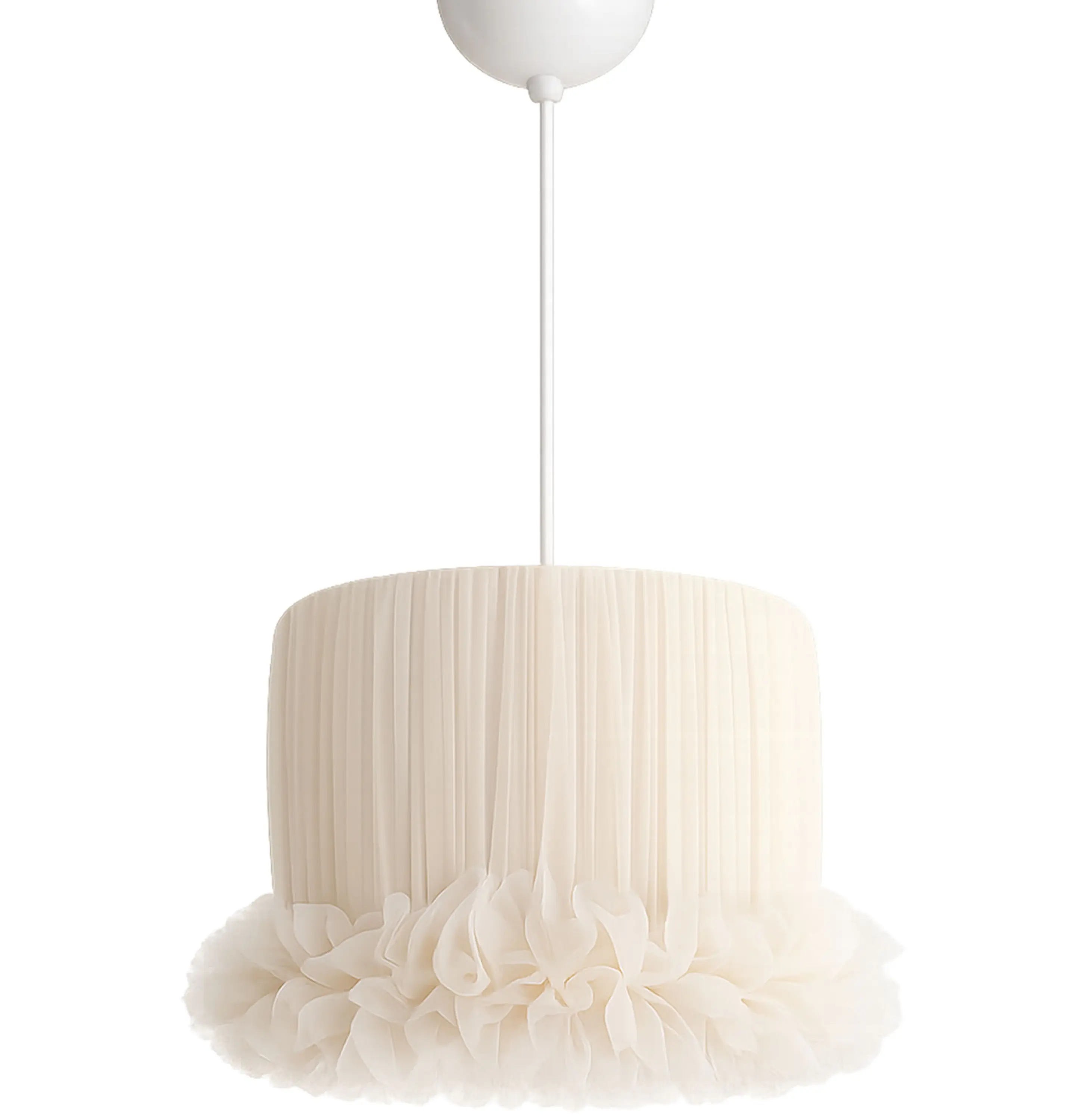 Lampara Colgante - Linea Cisne Crema 1