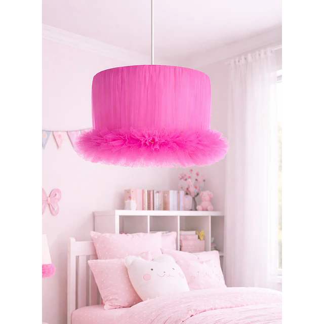 Lampara Colgante - Linea Cisne Fuxia