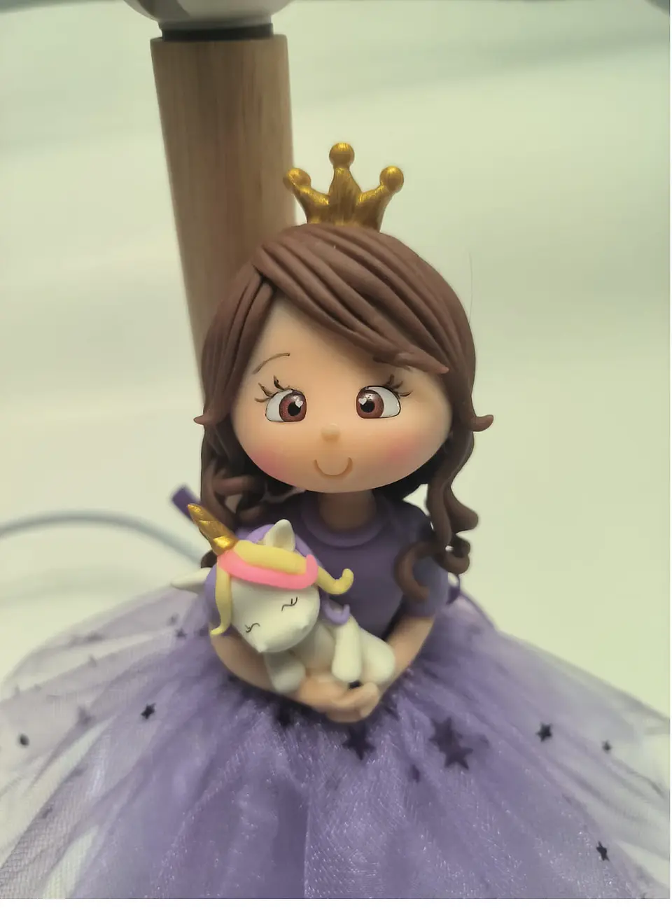 Lampara Princesa Unicornio Lila 1
