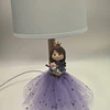 Lampara Princesa Unicornio Lila