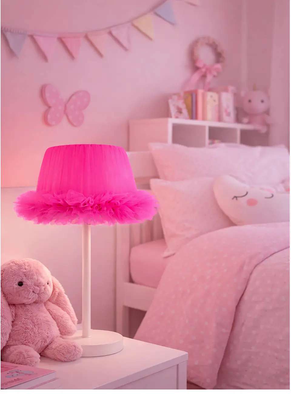 Lampara Velador -Linea Cisne Fucsia 2