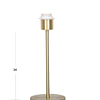 Lampara Velador -Linea Cisne Blanco- Base Dorada