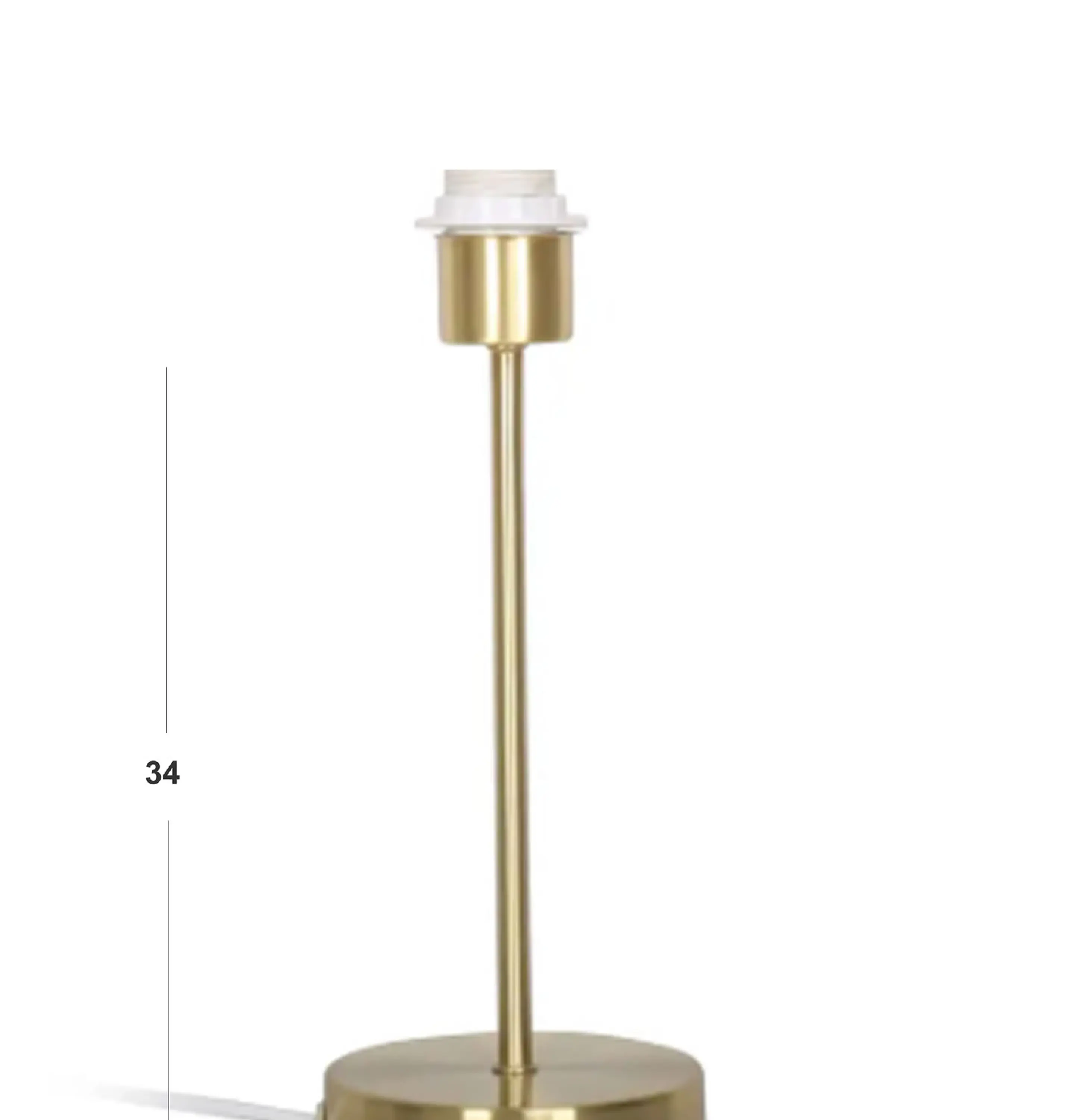 Lampara Velador -Linea Cisne Blanco- Base Dorada 3