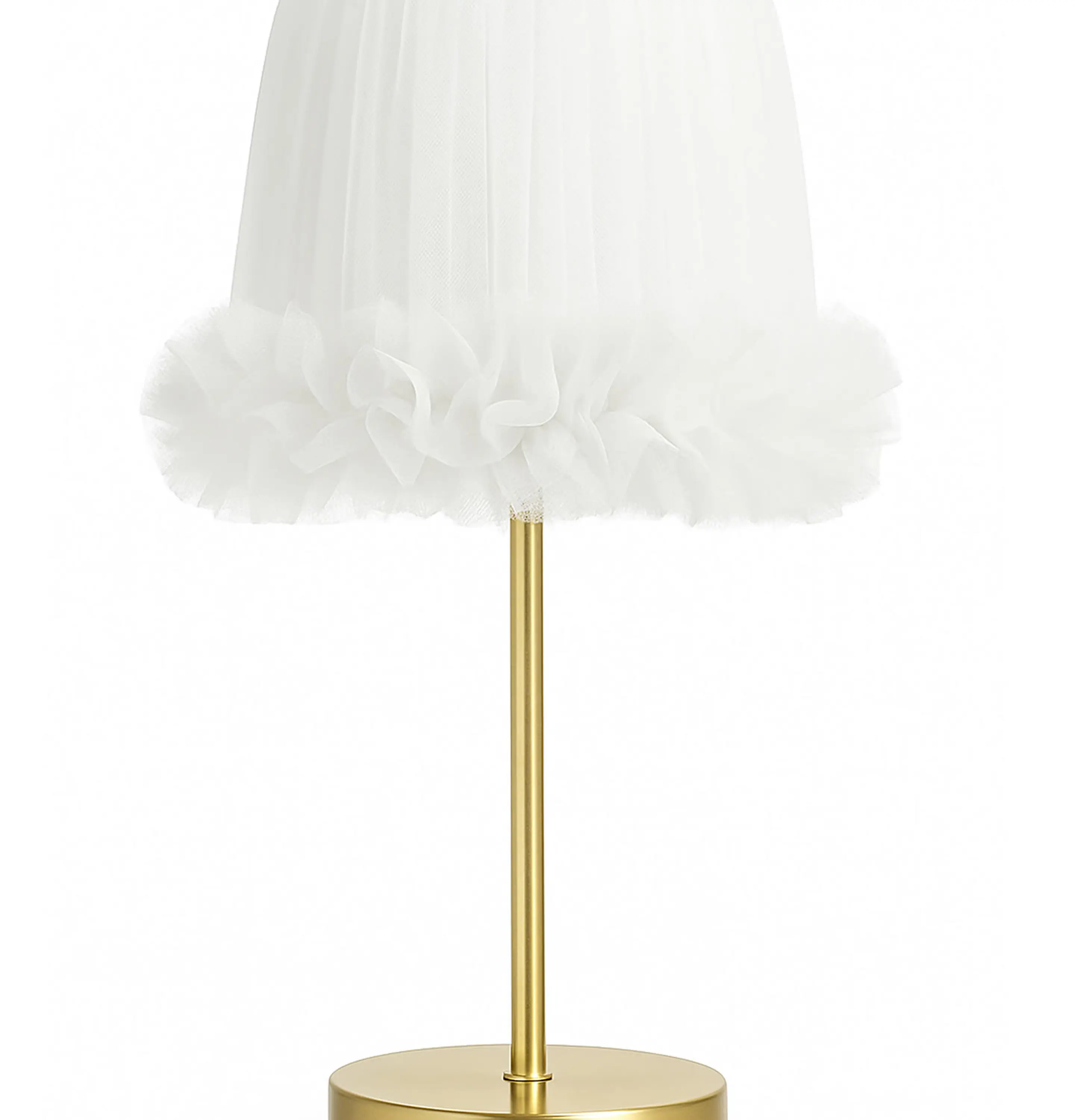 Lampara Velador -Linea Cisne Blanco- Base Dorada 1