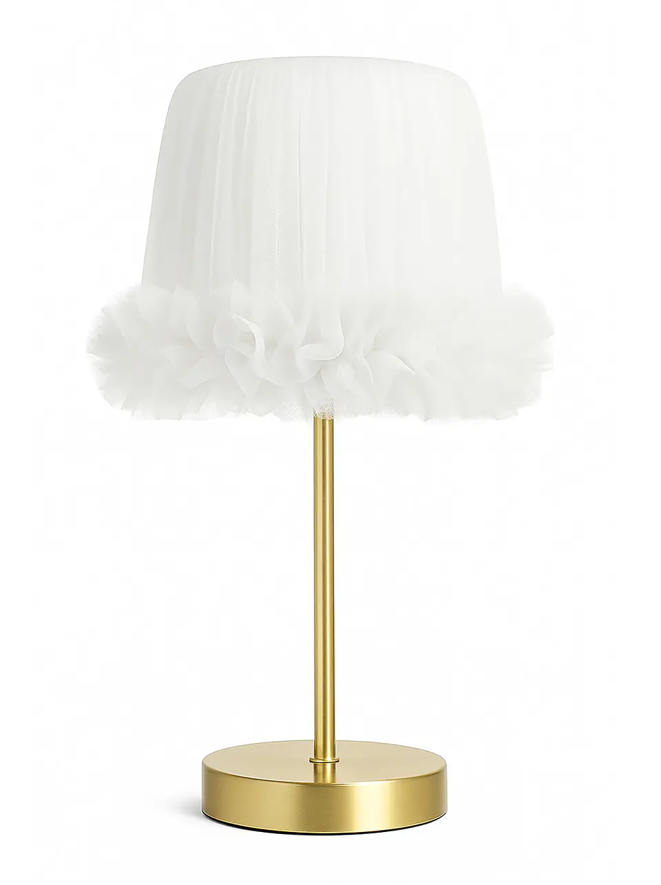 Lampara Velador -Linea Cisne Blanco- Base Dorada 1
