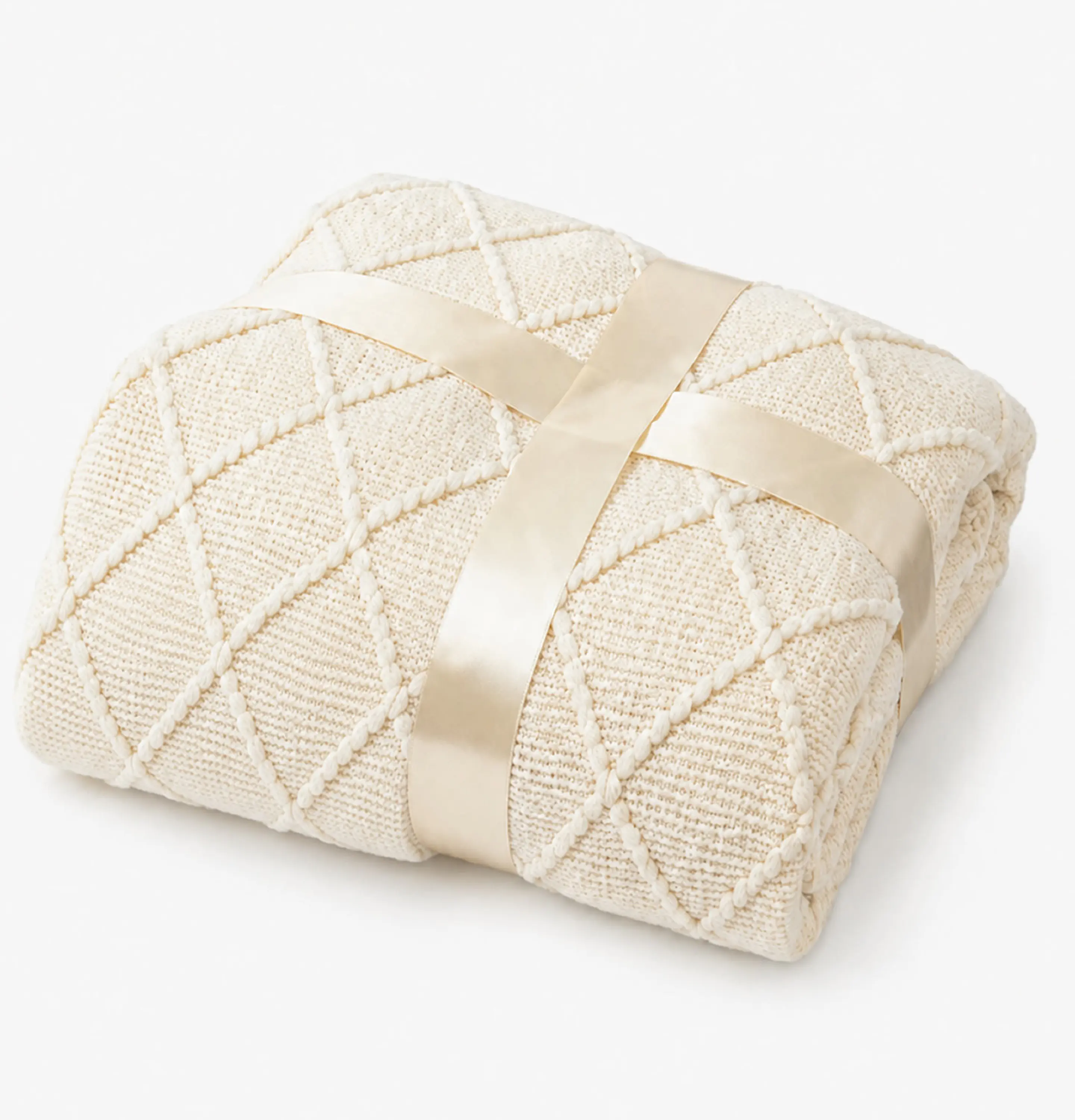 Manta o Piecera Crema 3