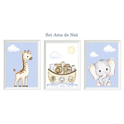 Cuadro Infantil Arca de Animales