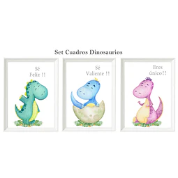 Set Dinosaurios Felices