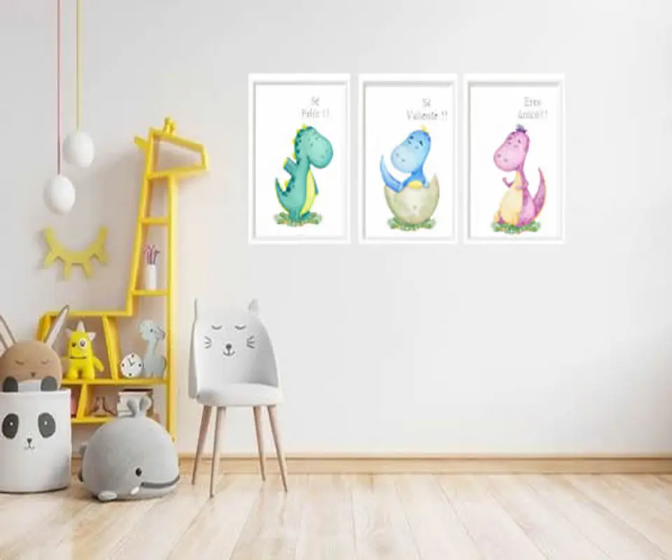 Set Dinosaurios Felices 5