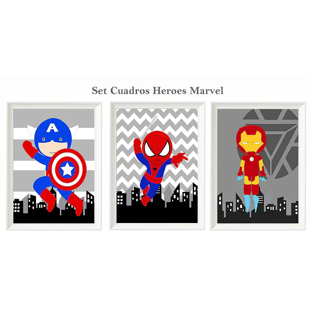 Set Héroes Marvel