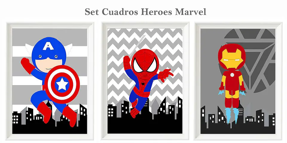 Set Héroes Marvel 1