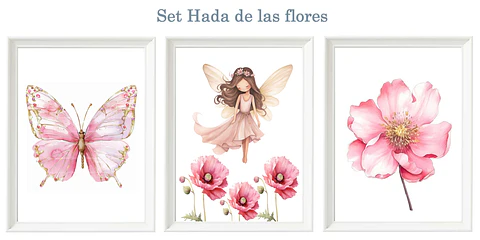 Set  Hada de las flores