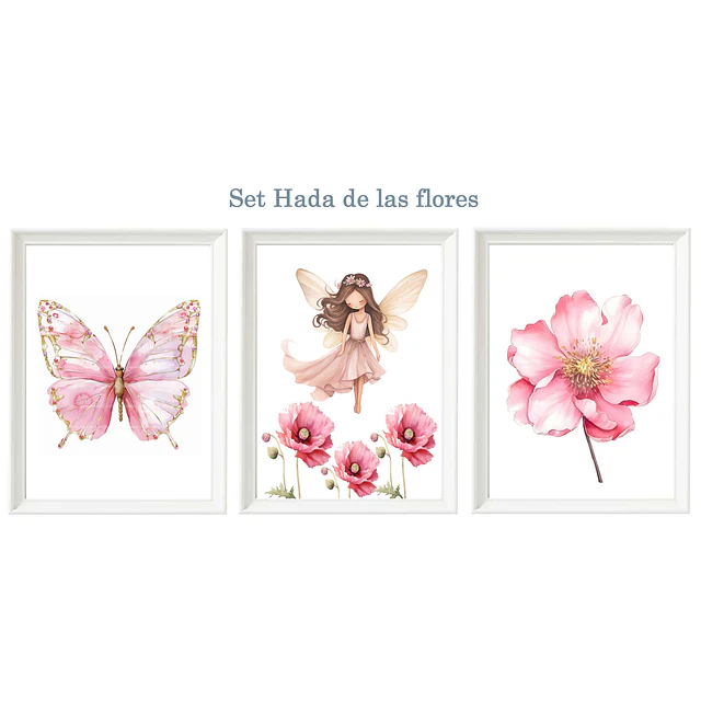 Set  Hada de las flores