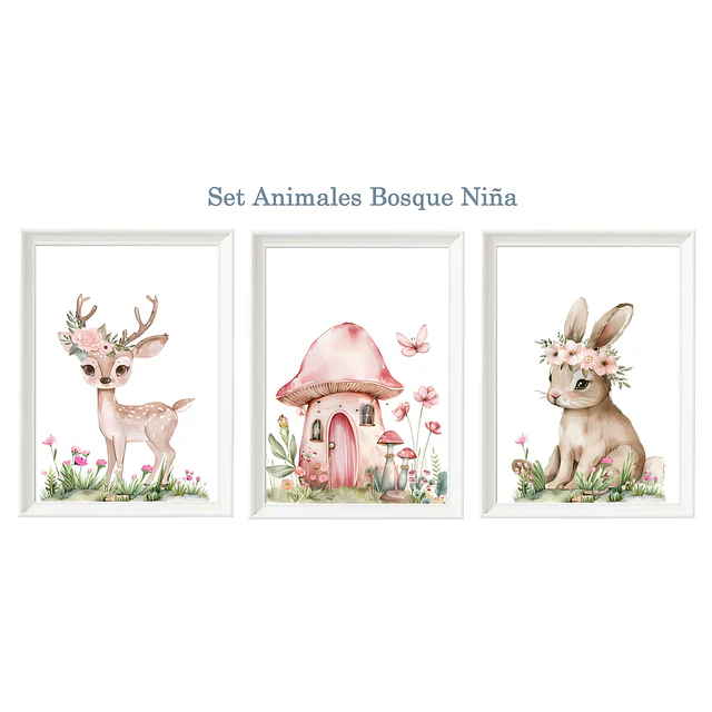Set Animales del Bosque