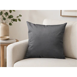 1 Funda Terciopelo Gris