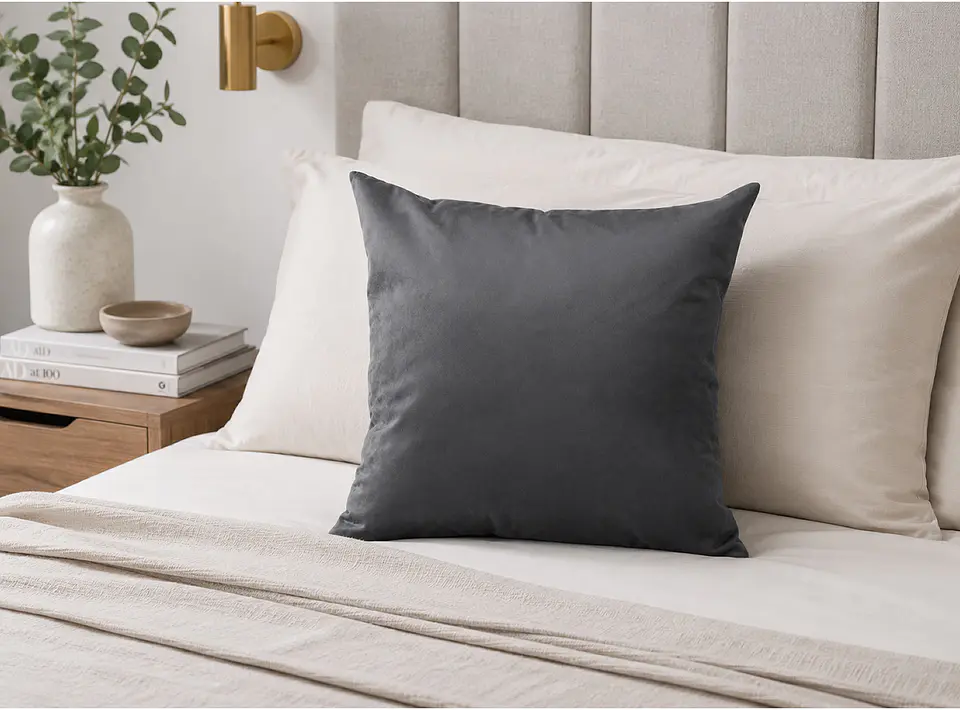 1 Funda Terciopelo Gris 3