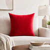 1 Funda Terciopelo Rojo