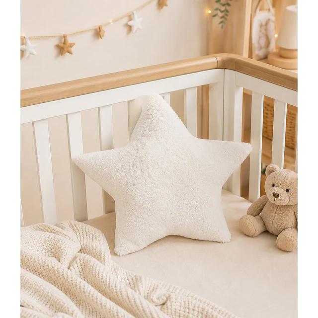 Cojín Infantil  Estrella Blanca