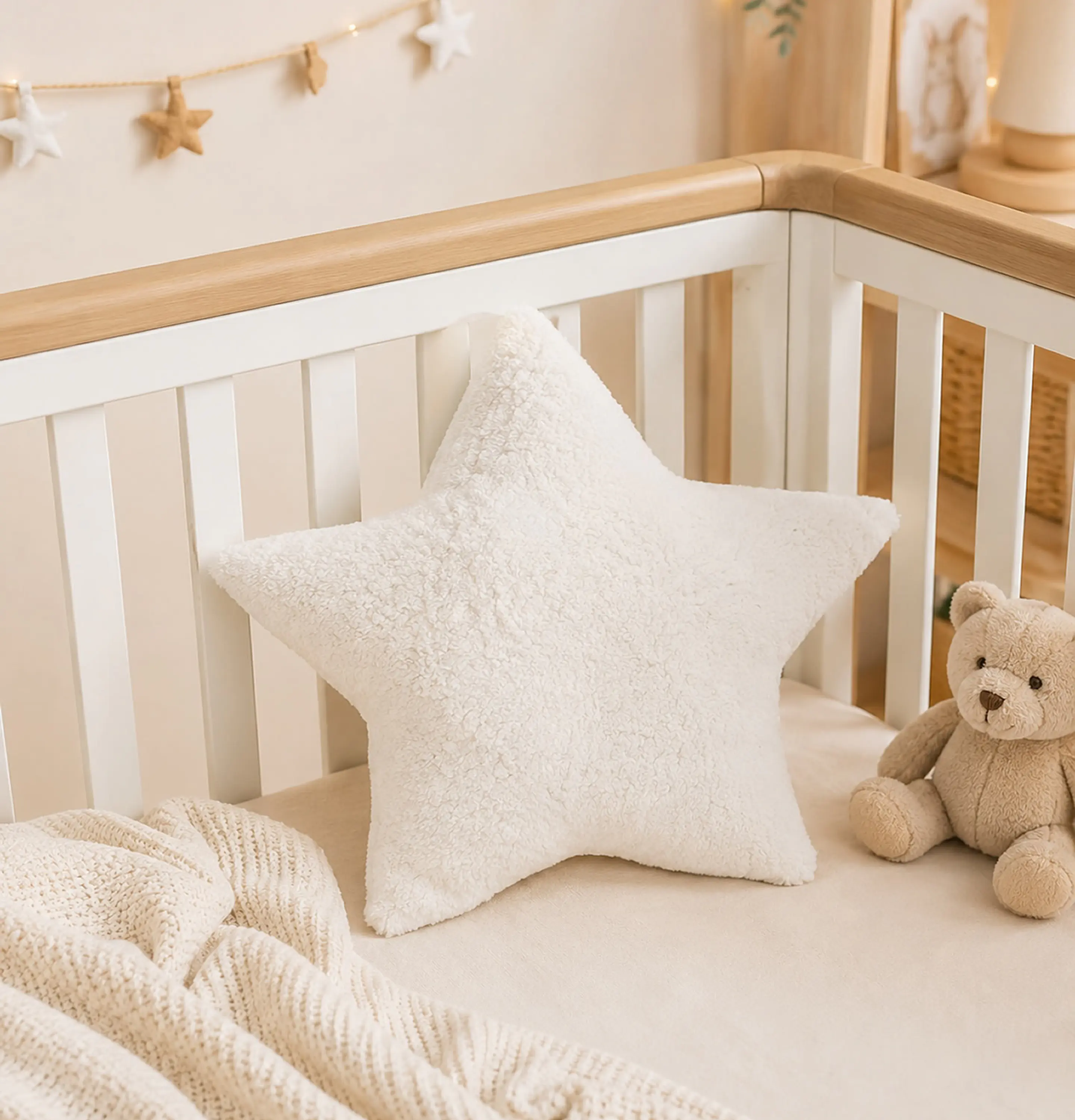 Cojín Infantil  Estrella Blanca 1