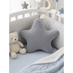 Cojín Infantil  Estrella Gris