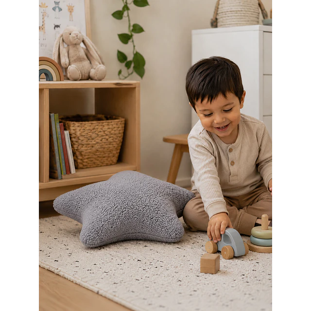 Cojín Infantil  Estrella Gris