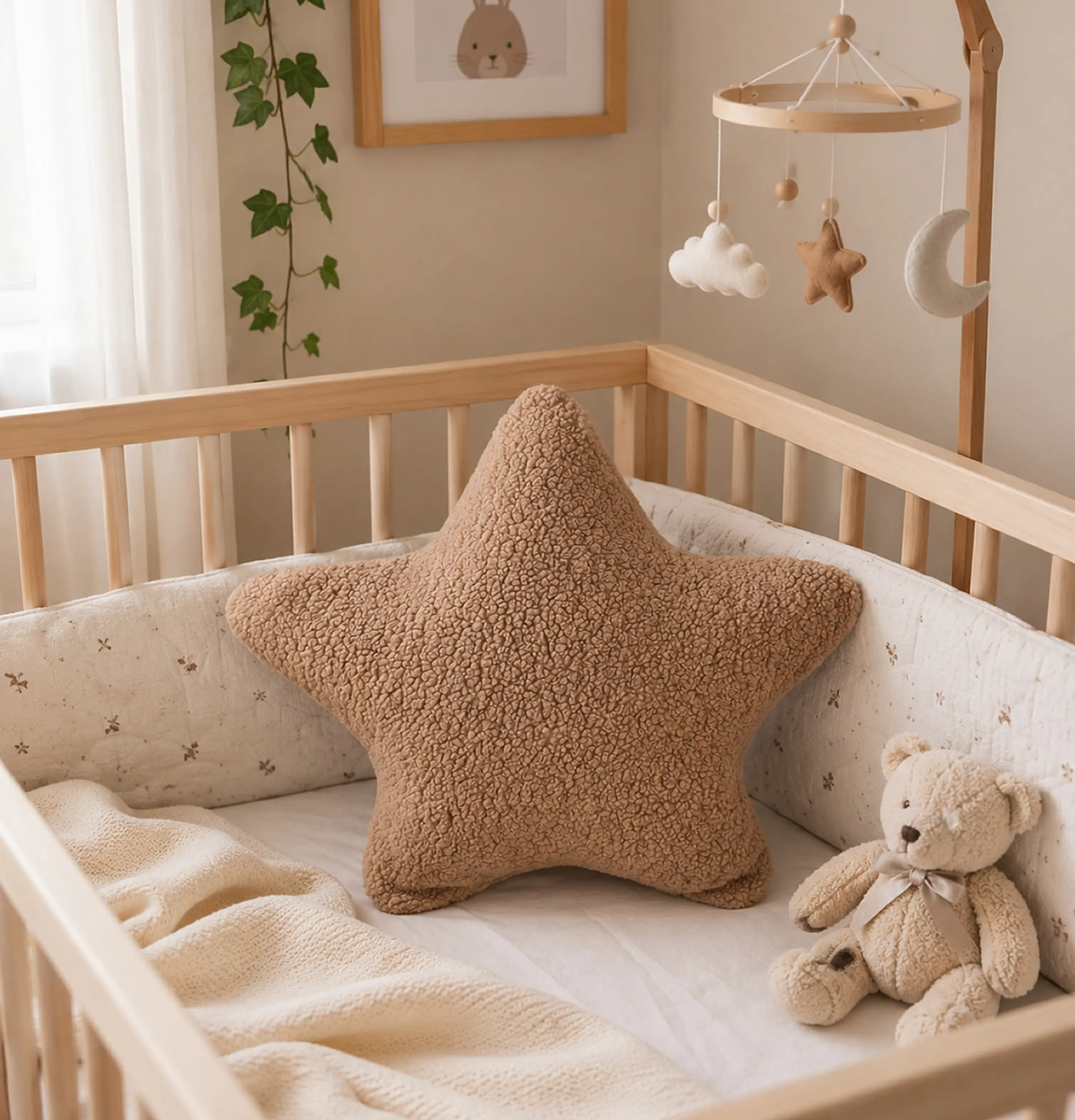 Cojín Infantil  Estrella Camel 1