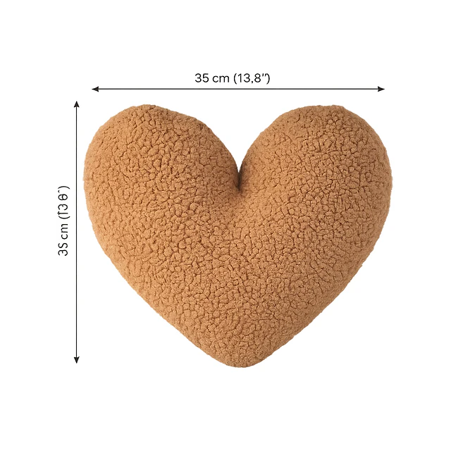 Cojín Infantil Corazón Caramelo