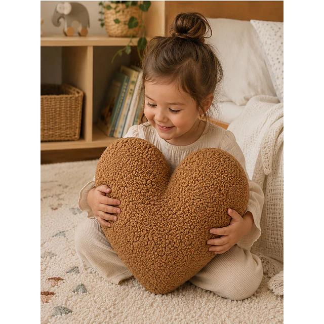 Cojín Infantil Corazón Caramelo