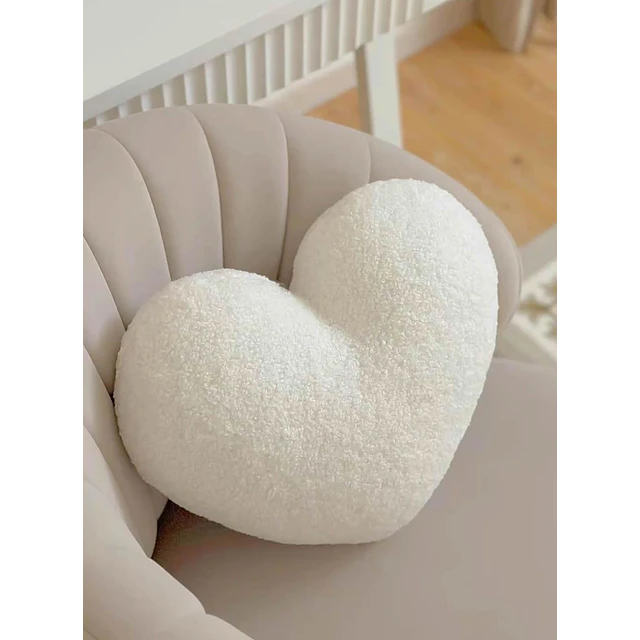 Cojín Infantil Corazón Blanco