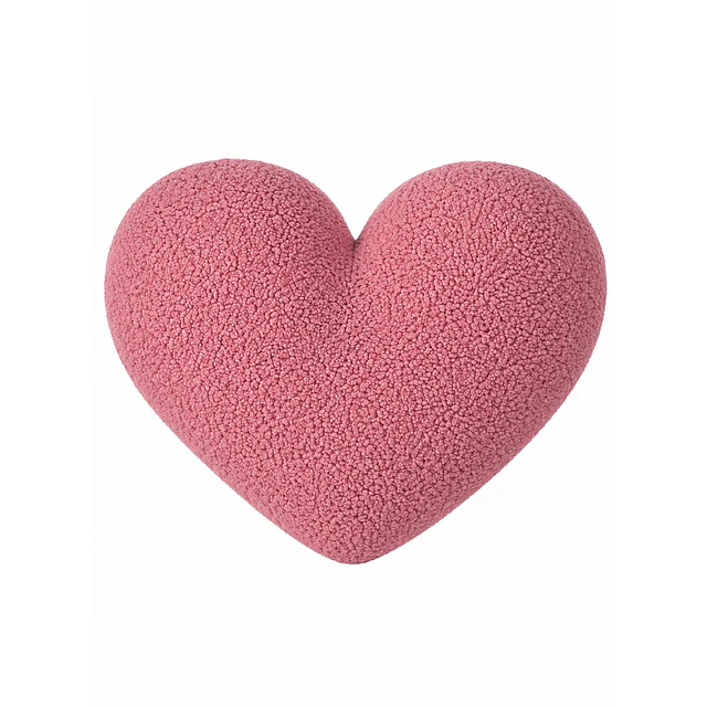 Cojín Infantil Corazón Rosado