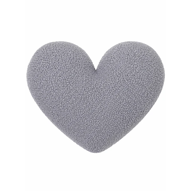 Cojín Infantil Corazón Gris