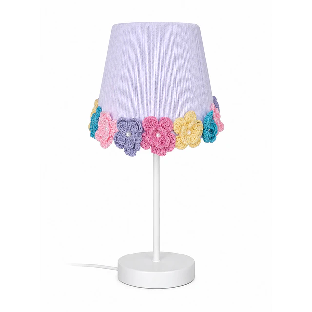Lampara Velador - Linea Corona de Flores Multicolor
