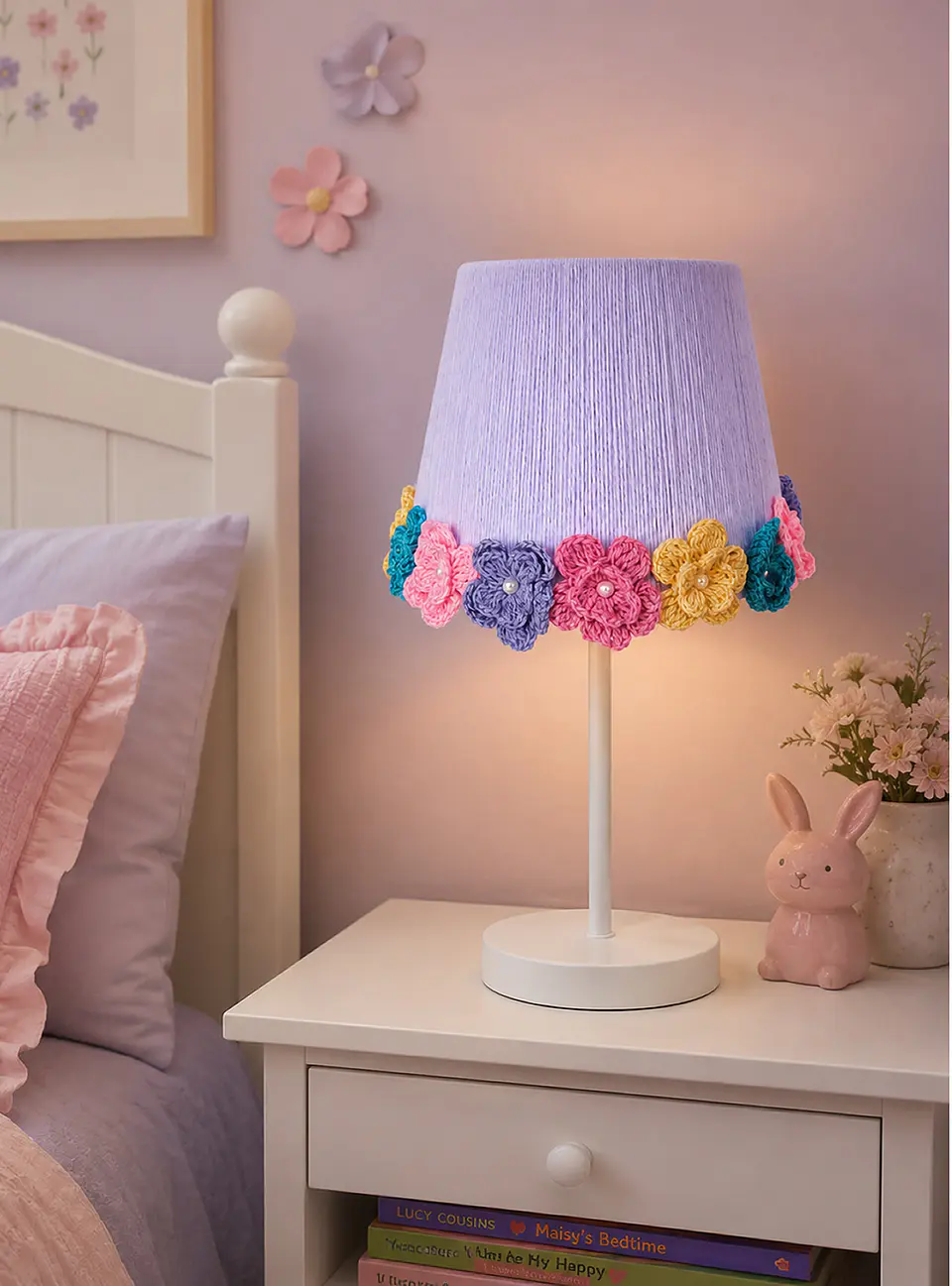 Lampara Velador - Linea Corona de Flores Multicolor 4