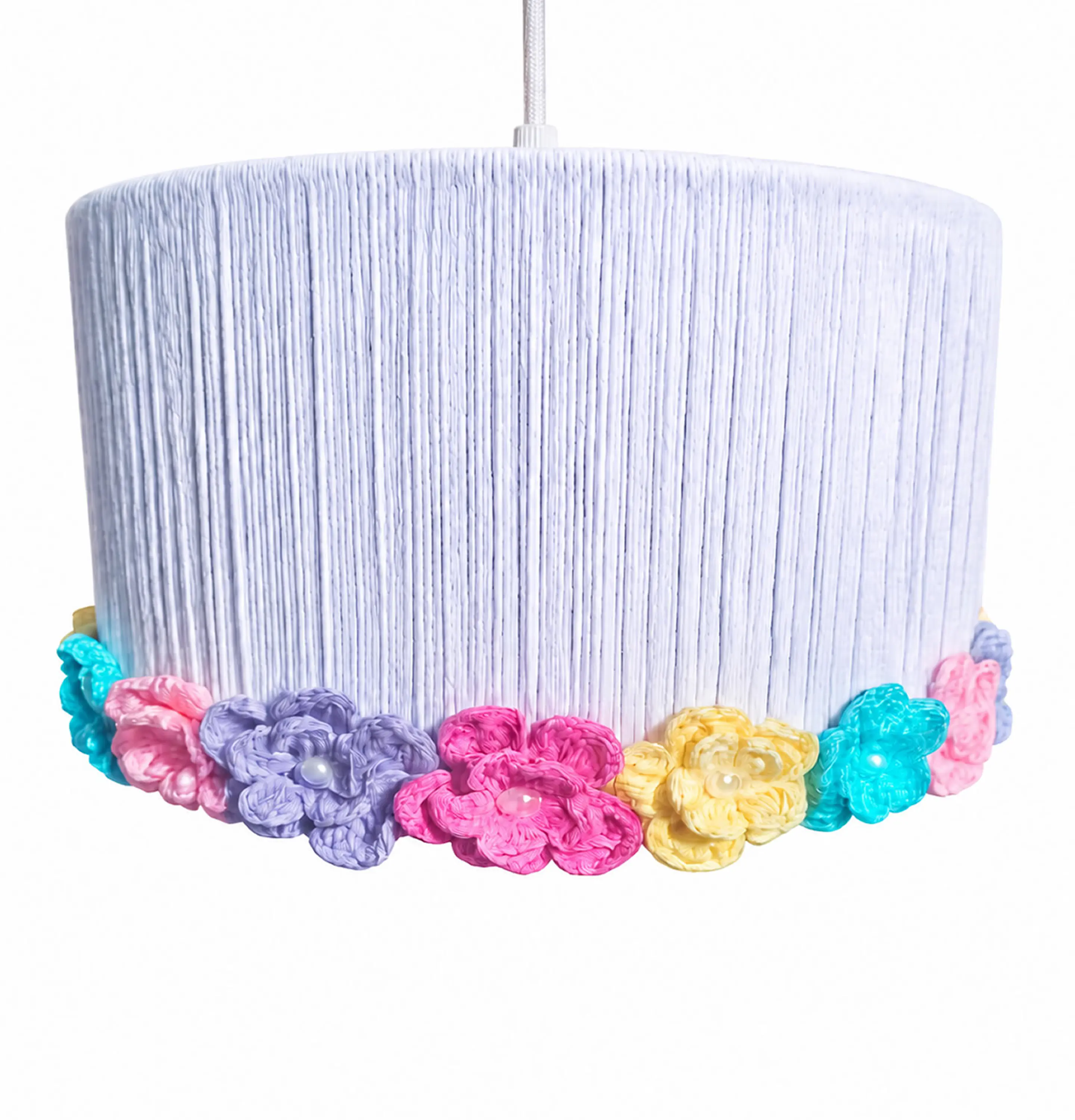 Lampara Colgante - Linea Corona de Flores Multicolor 1