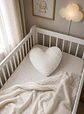 Cojín Infantil Corazón Blanco - Miniatura 3