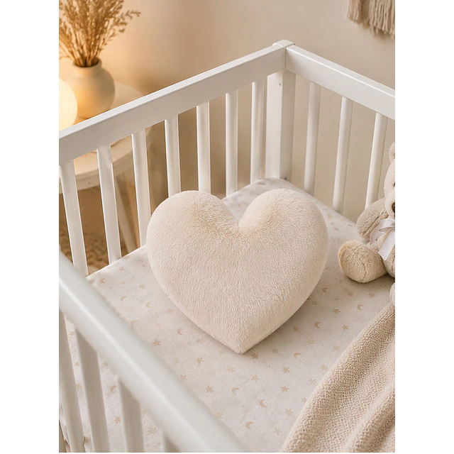 Cojín Infantil Corazón Camel