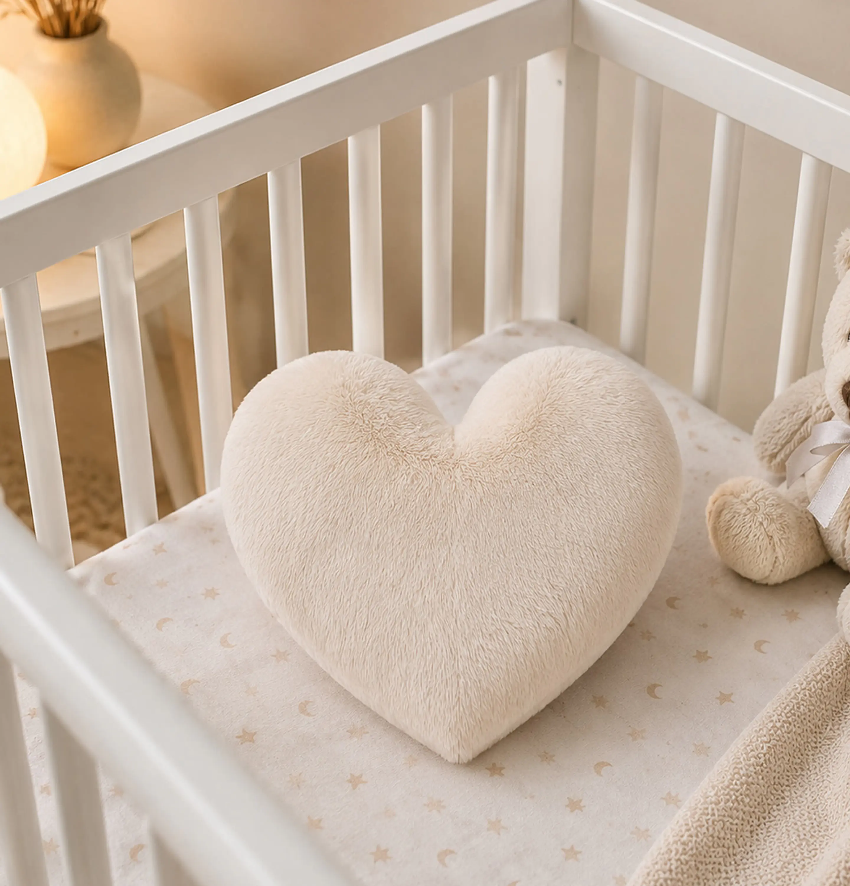 Cojín Infantil Corazón Camel 2