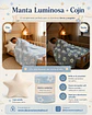 Manta Infantil Luminosa + Cojin Estrella - Miniatura 3