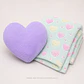 Manta Infantil Luminosa + Cojin Corazon Lila - Miniatura 1