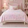 Manta Infantil Luminosa Rosa + Cojin Corazon Rosado