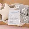 Manta Infantil Luminosa + Cojin Estrella Gris