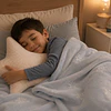 Manta Infantil Luminosa + Cojin Estrella Gris