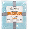 Frazada Infantil Luminosa  (Celeste)+ Cojin 
