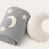 Frazada Infantil Luminosa Gris + Cojin