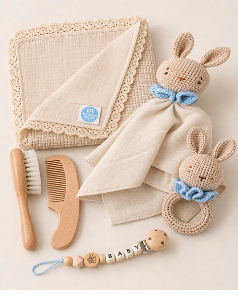 Box 4  - Set Baby Shower - Premium Beige
