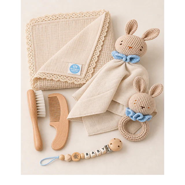 Box 4  - Set Baby Shower - Premium Beige